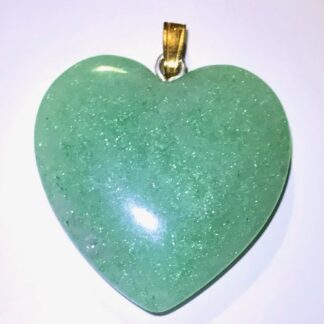 Amazonite Heart Pendant